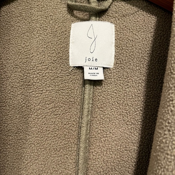 Joie Longline Hooded Fleece Cardigan Sweatshirt Jacket - Picture 2 of 13